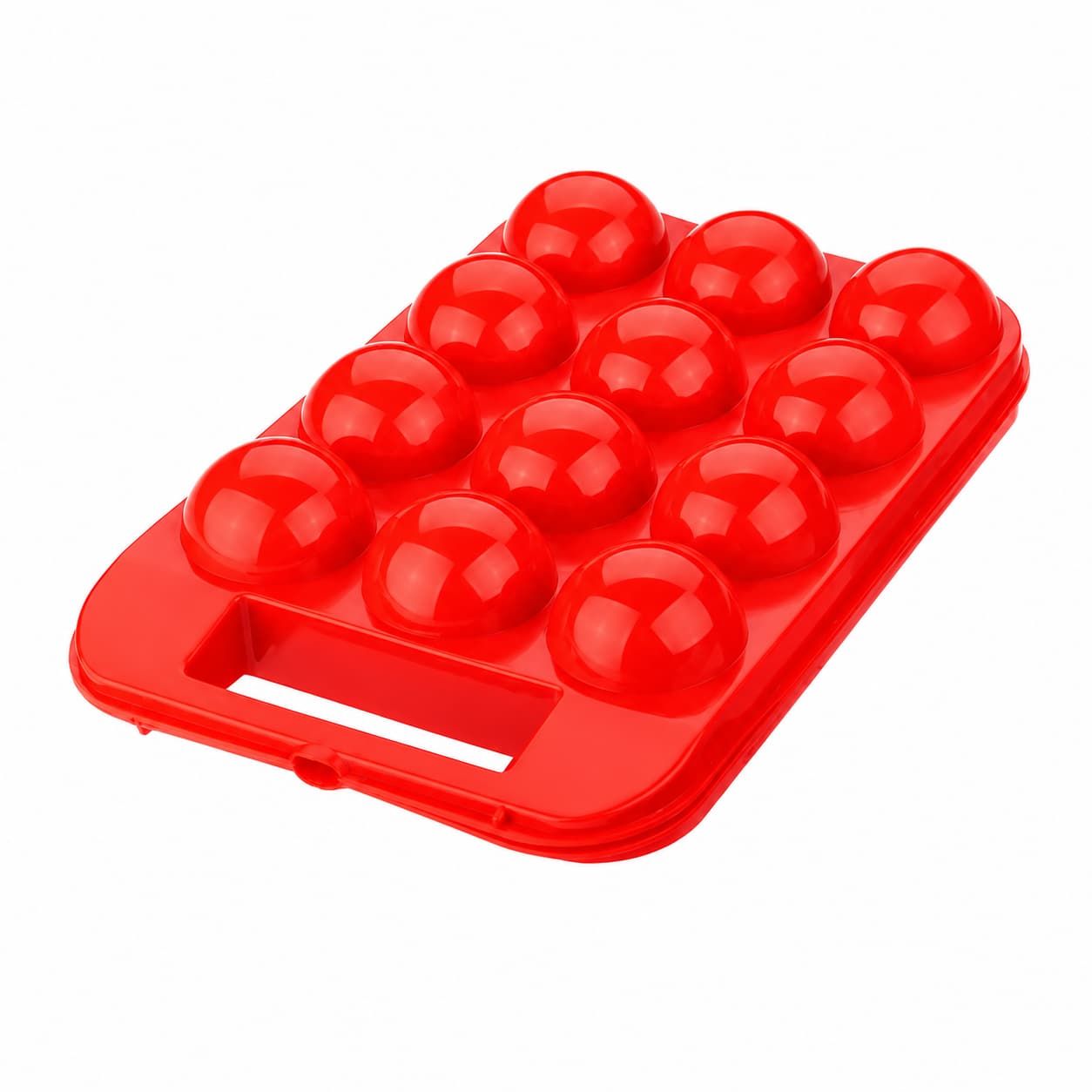  Portable Plastic Egg Holder Carrier Storage Box For 12 Eggs, 1 Piece